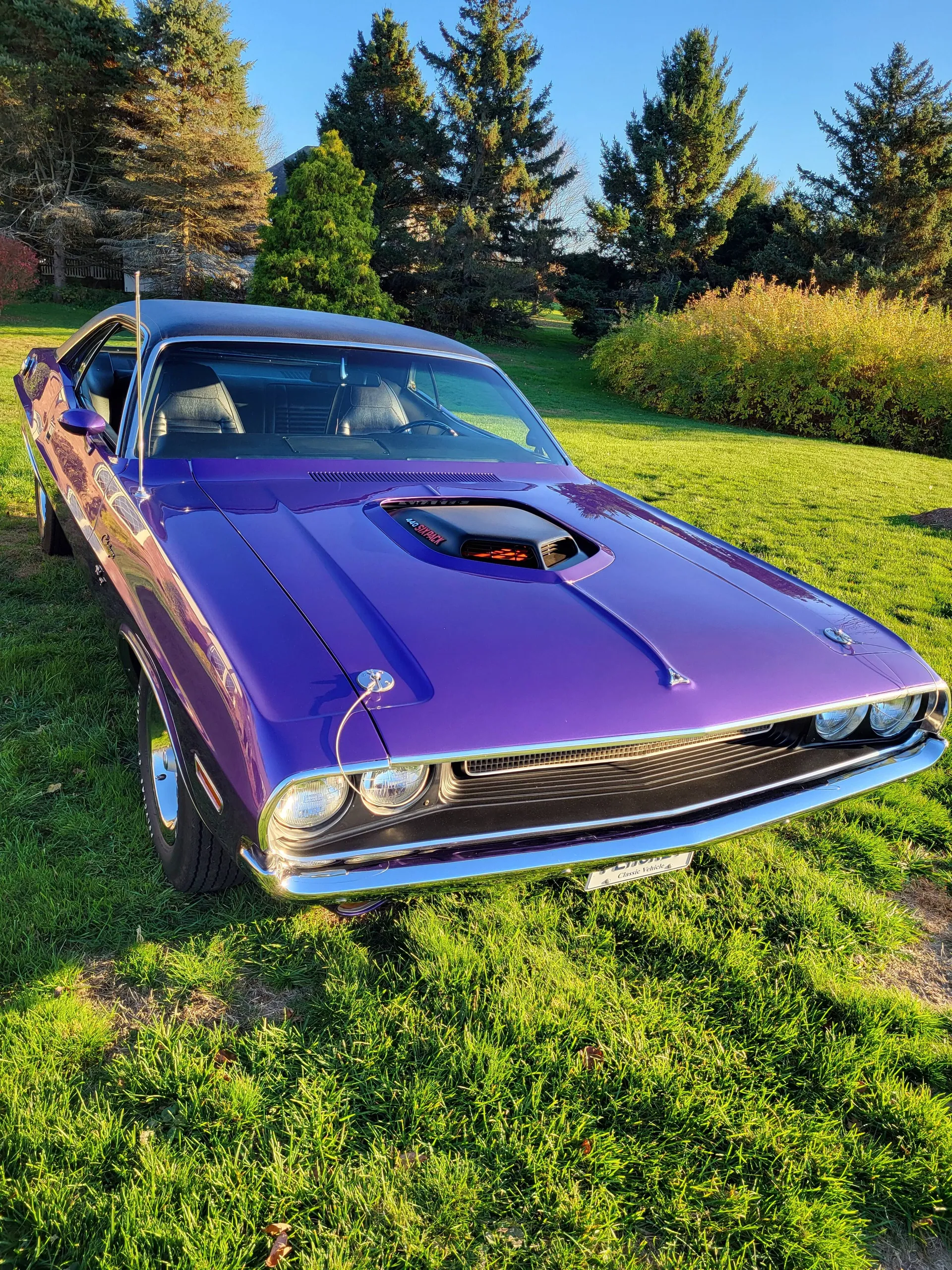 Sold - Rotisserie Restored Rare 1970 Dodge Challenger R/T 440 Six