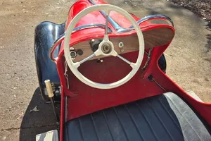 1954 IHLE Schottenring CarConvertible 016 Red and black Black vinyl Kohler 305-cc L-head four-stroke single