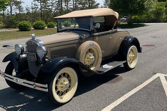 Restored 1931 Ford Model A Deluxe Roadster