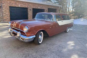 1955 Pontiac Safari Star Chief Wagon * 1 of 3,760 Custom 2-Dr Safari Wagons Produced!