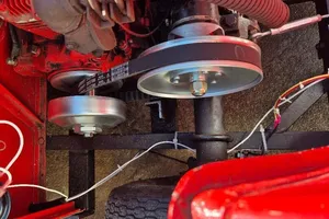 1954 IHLE Schottenring CarConvertible 016 Red and black Black vinyl Kohler 305-cc L-head four-stroke single