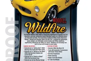 1955 Woodill WildfireConvertible 55WW9939 Corvette Competition Yellow Black Corvette 396ci Big Block V8