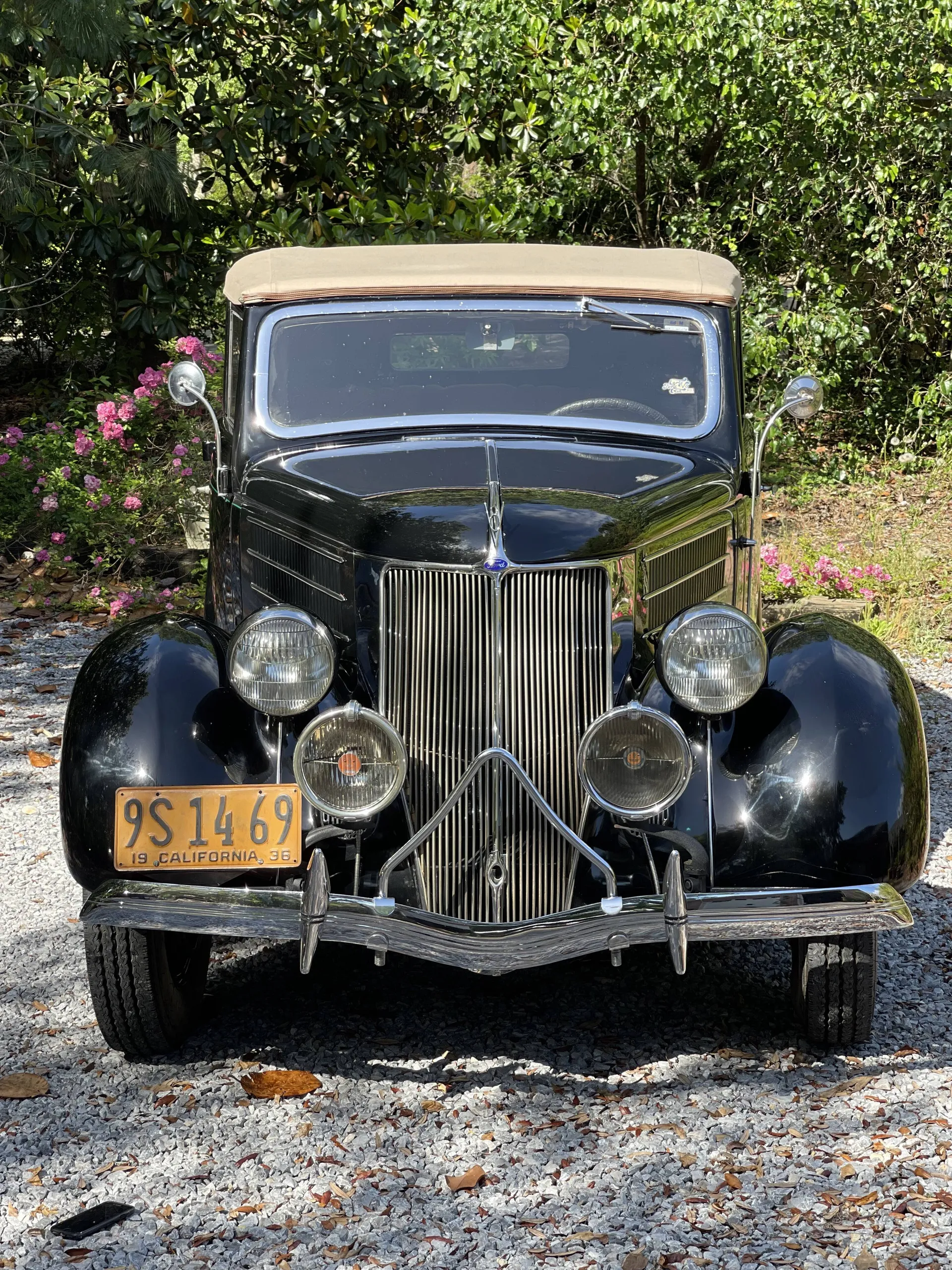 1936 Ford Slant Back Convertible Sedan With Rebuilt 228ci Flathead