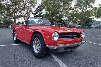 1973 Triumph TR6 Convertible With a Bare-Metal Repaint