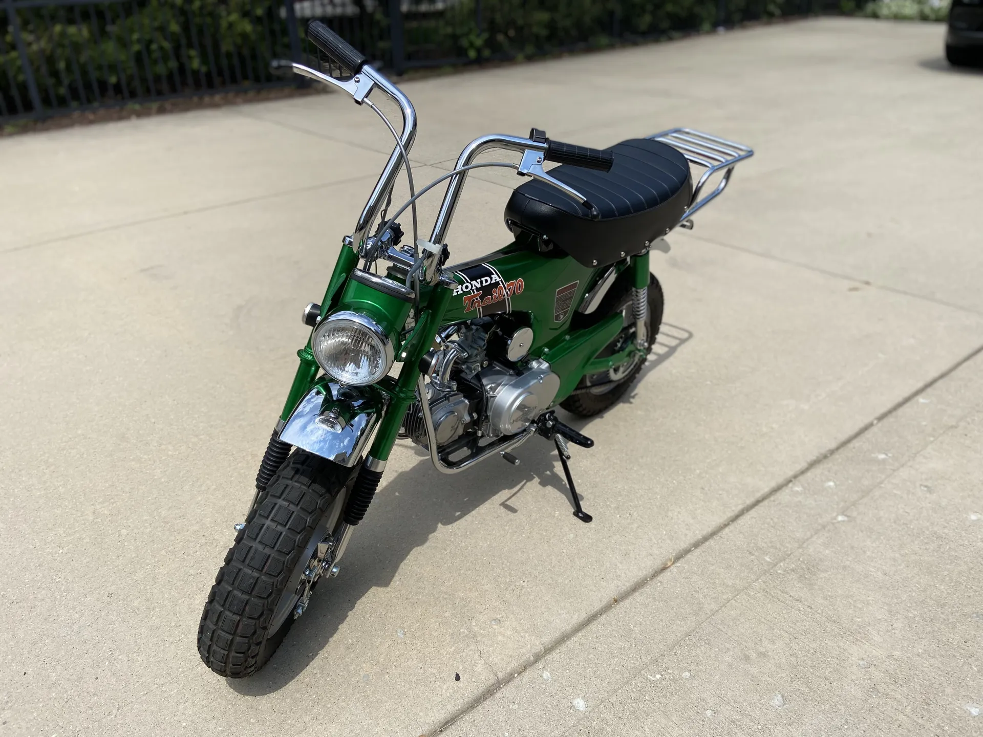 Sold - Restored Candy Emerald Green 1970 Honda CT70H Trail 70